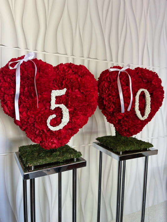 Mini Standing Hearts