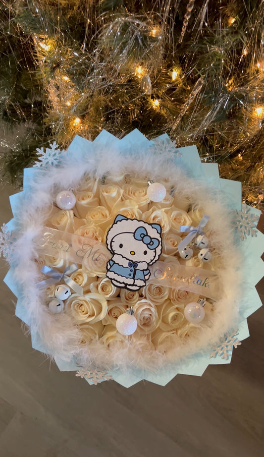 Frosty winter bouquet