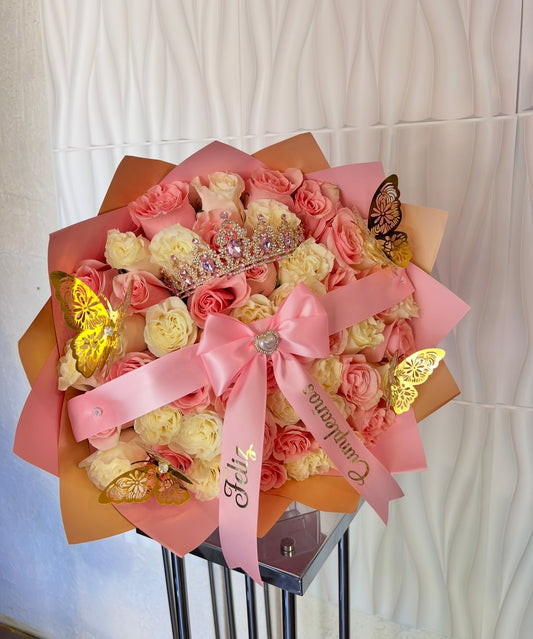 Golden Pink Bouquet