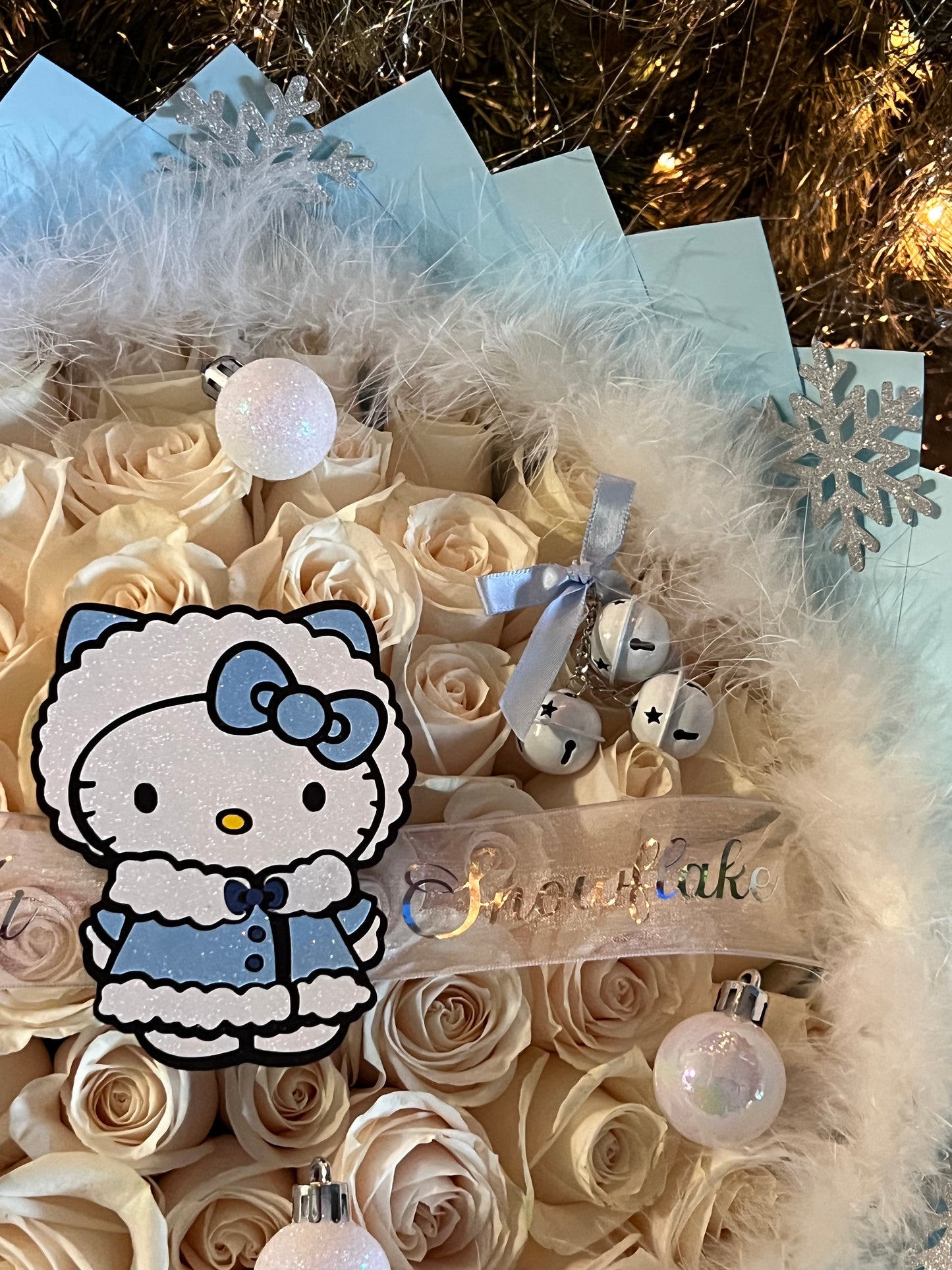 Frosty winter bouquet