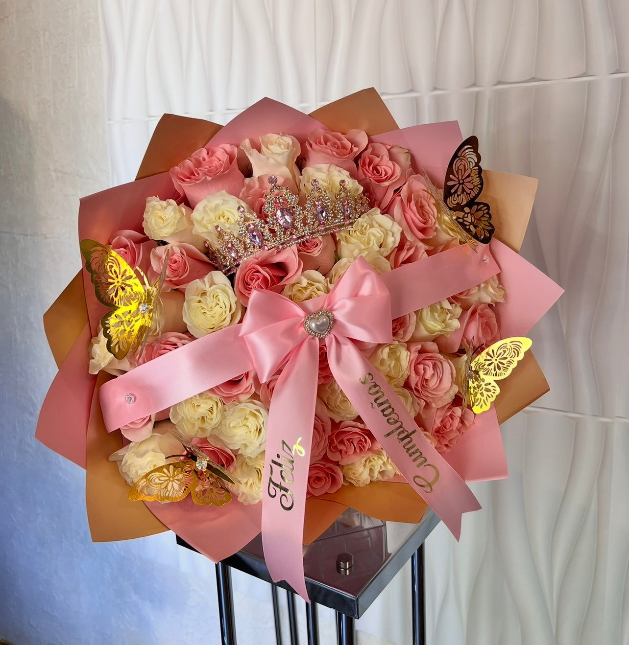 Golden Pink Bouquet