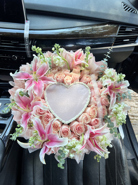 Chula en Rosa burn bouquet
