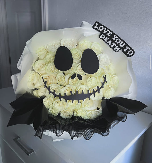 Nightmare before blooms bouquet